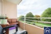 Renovierte Wohnung mit Balkon und schönem Blick ins Grüne - Schöner Blick vom Balkon