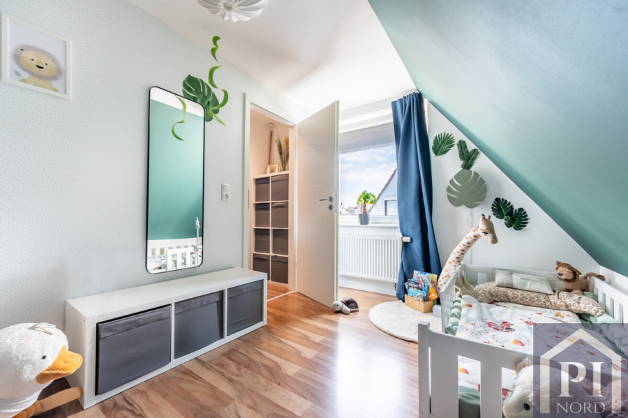 Kinderzimmer im Dachgeschoss