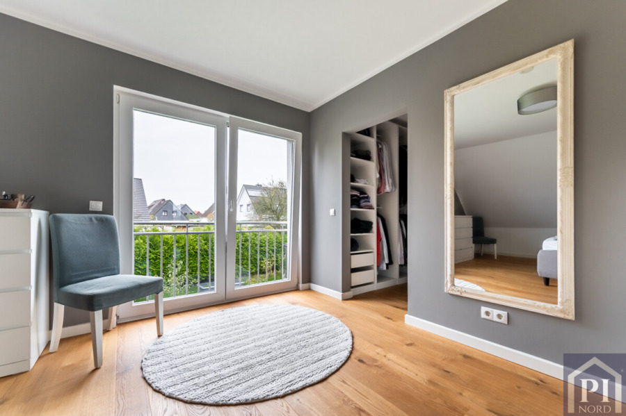 Blick ins Ankleidezimmer
