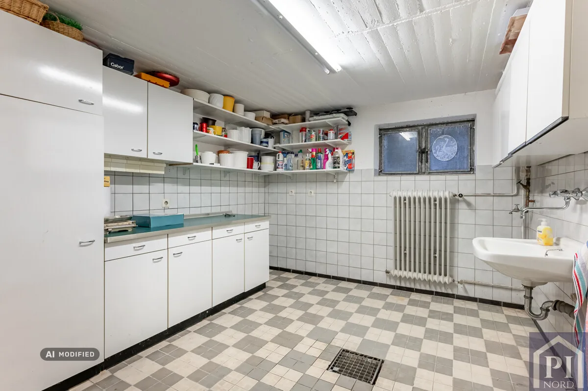 Waschküche und Platz zum Verstauen