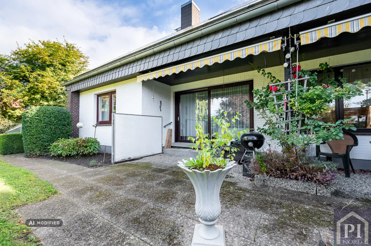 Große Terrasse mit Süd-/Westausrichtung