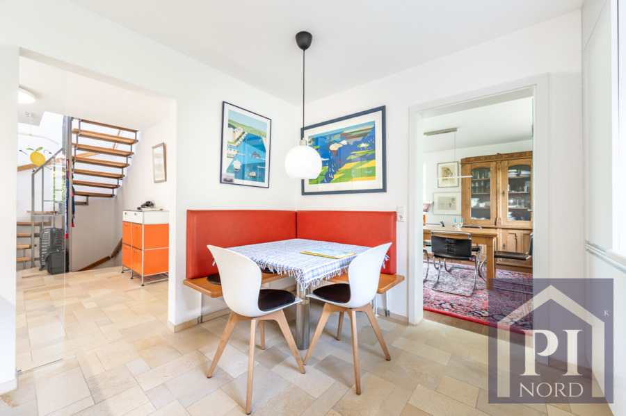 Blick in das Wohn- & Esszimmer