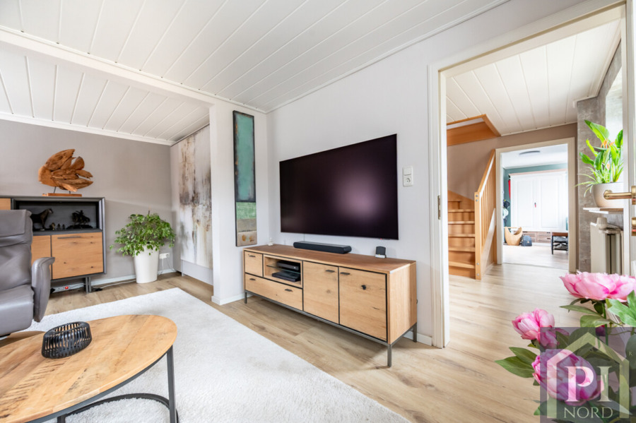Blick in das Wohnzimmer