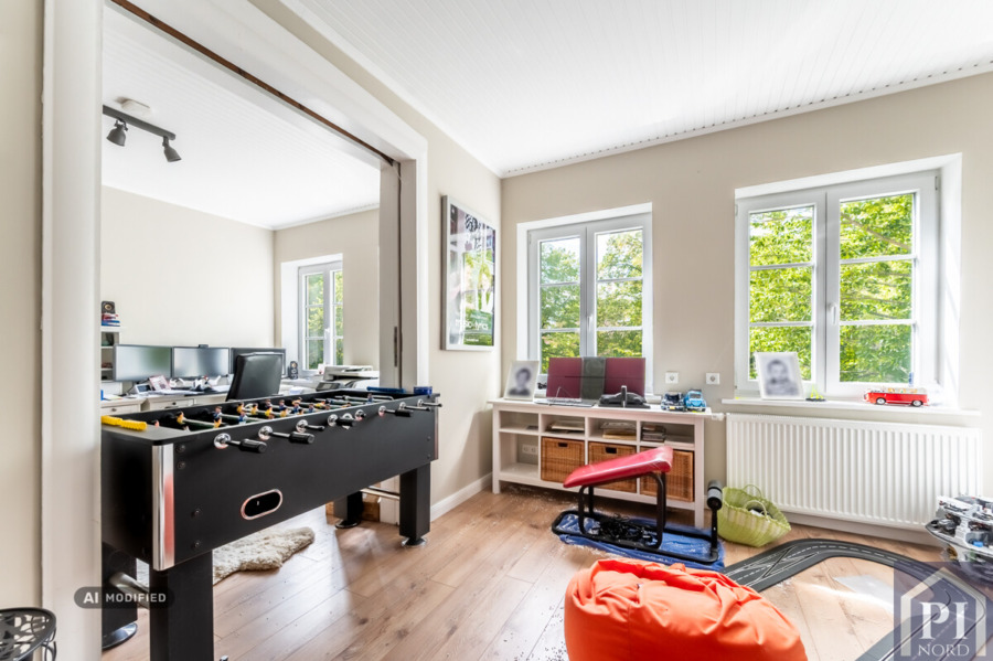...mit Verbindungstür zum Spielzimmer