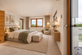Weiteres Schlafzimmer mit Balkon Zugang (KI generiert)