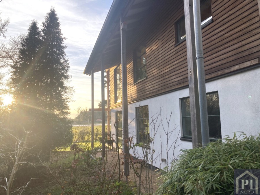 Südseite des Hauses