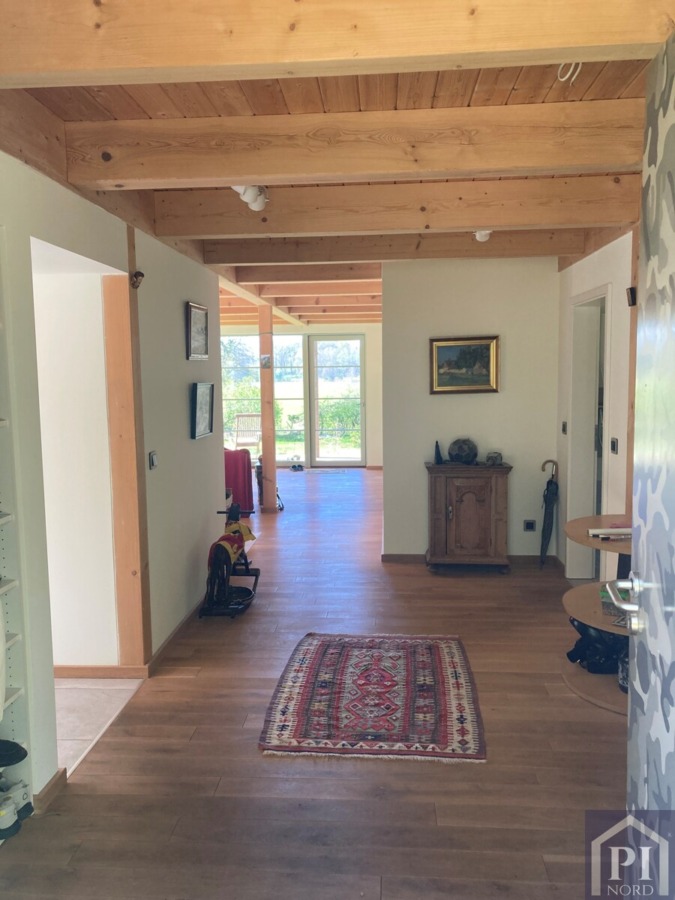 Eingangsbereich Blickachse durchs Haus