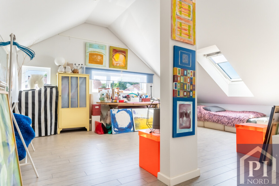 Atelier mit hohen Decken