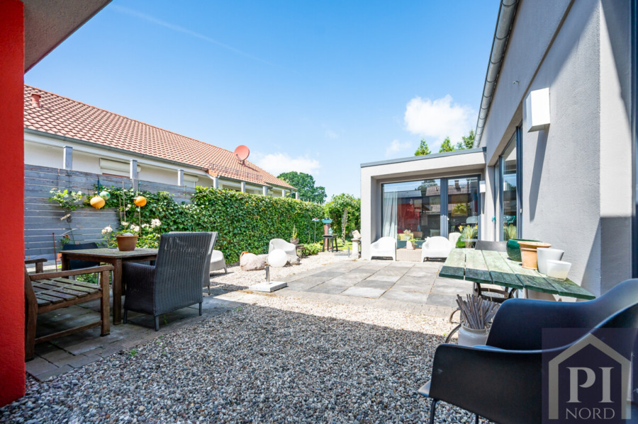 Sichtgeschützte Terrasse