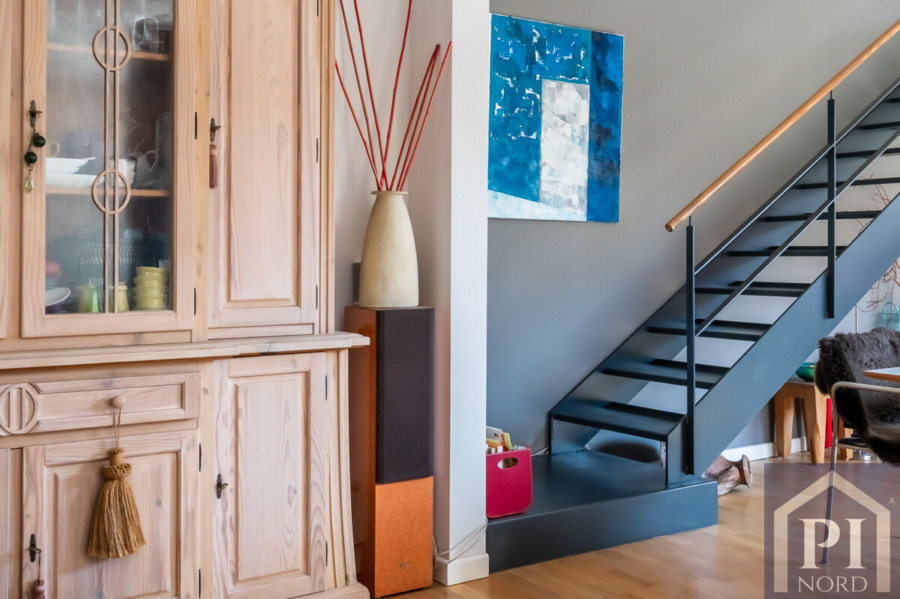 Treppe ins Dachgeschoos