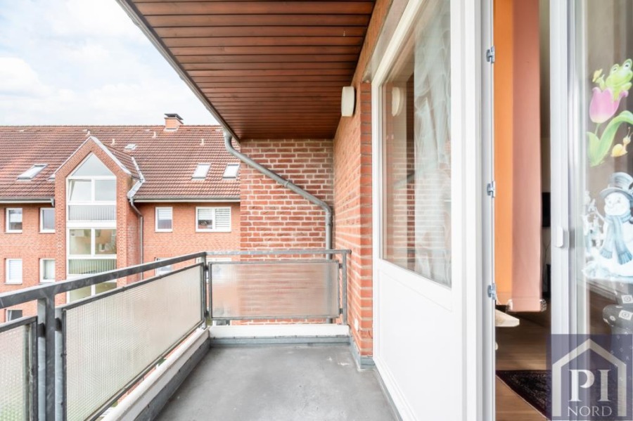 Balkon in Südausrichtung