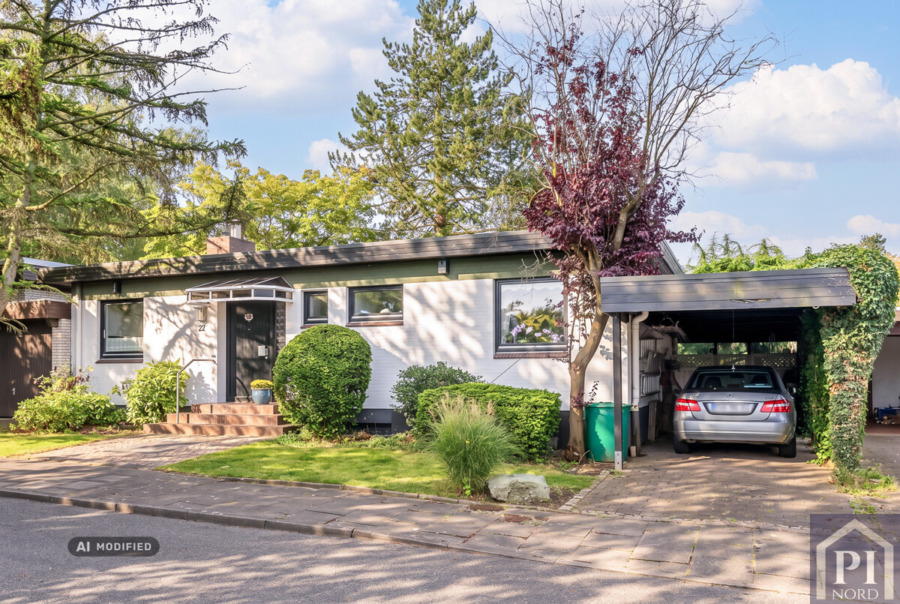 Carport am Haus