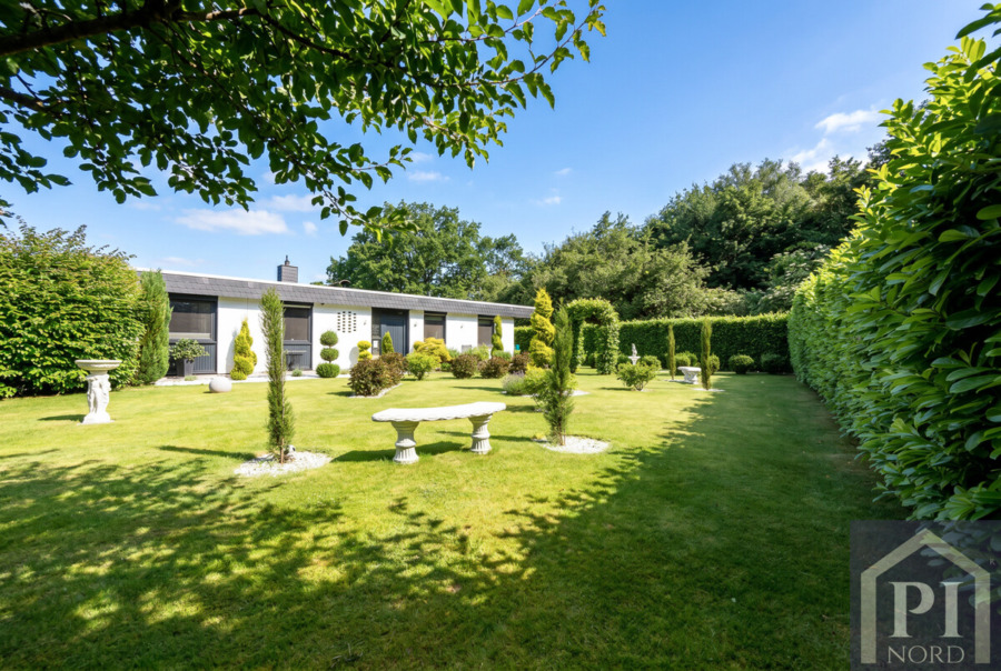 Hübsch angelegter Garten