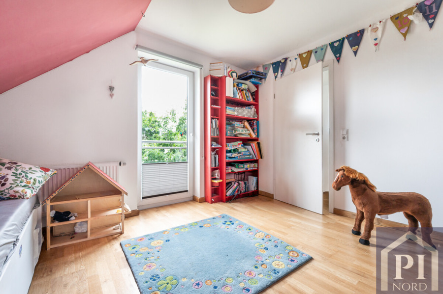 Kinderzimmer 1 im Dachgeschoss