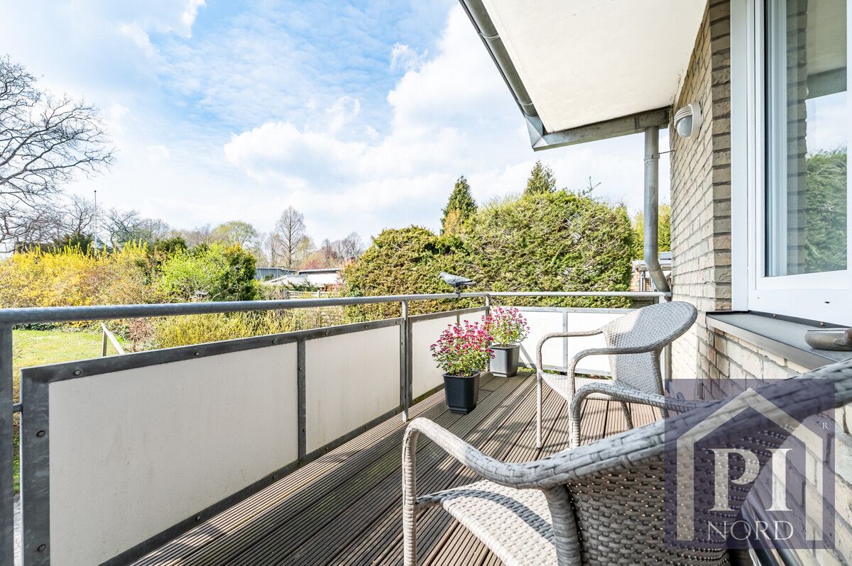 Balkon in Südwestausrichtung