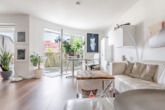 Bodentiefe Fenster und viel Tageslicht