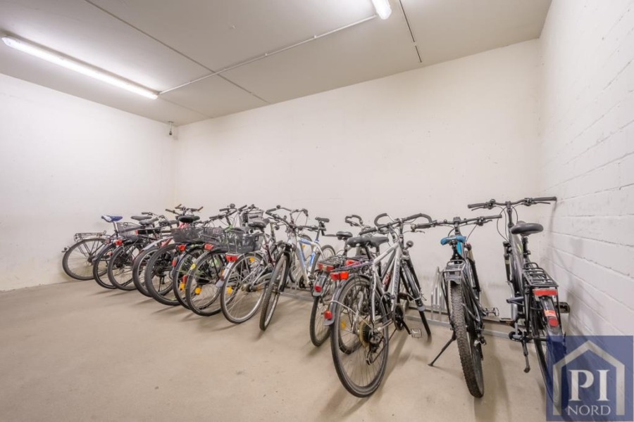 Fahrradkeller. Videoüberwacht und abschließbar.