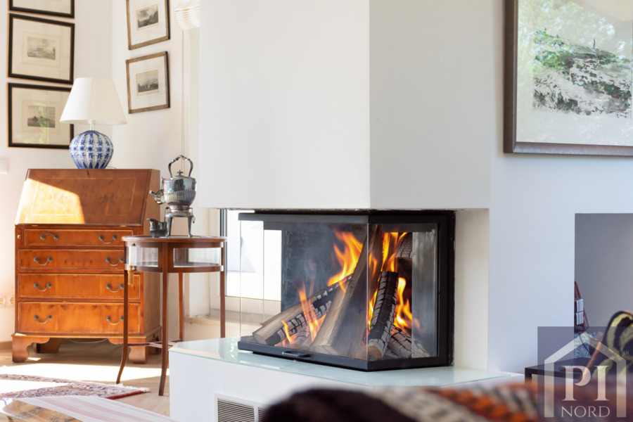 Kamin für gemütliche Stunden