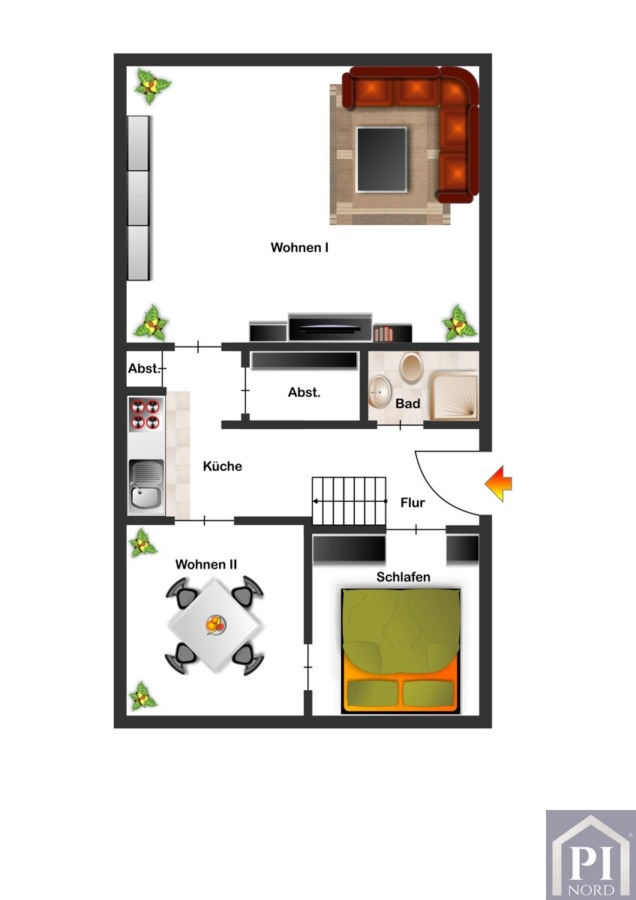 Grundriss Erdgeschoss