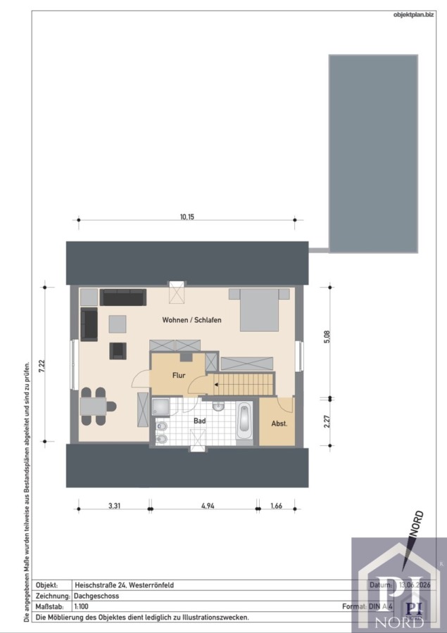 Grundriss Dachgeschoss