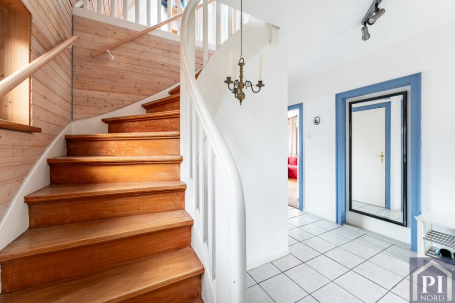 Treppe ins Dachgeschoss