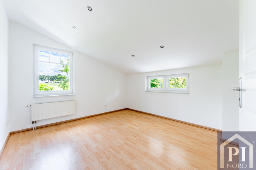 Schlafzimmer mit Feldblick